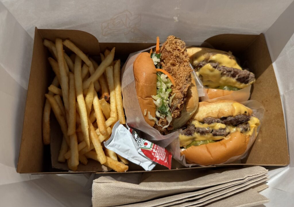 The Windowのバーガーとフライ