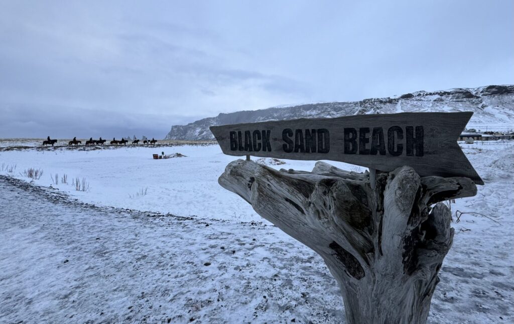 Vík Black Sand Beach（ヴィーク・ブラック・サンド・ビーチ）