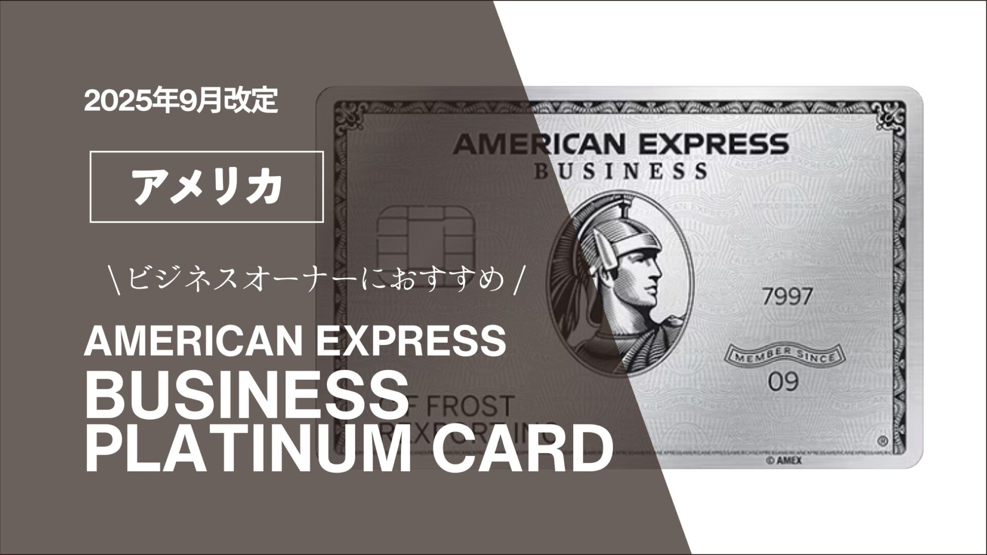 2025最新】アメックスビジネスプラチナがアメリカ事業主におすすめの理由と変更点 - 旅するカップル