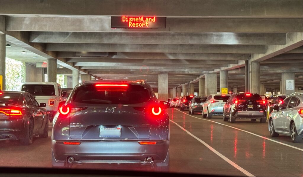 Mickey & Friends Parking Structure入り口