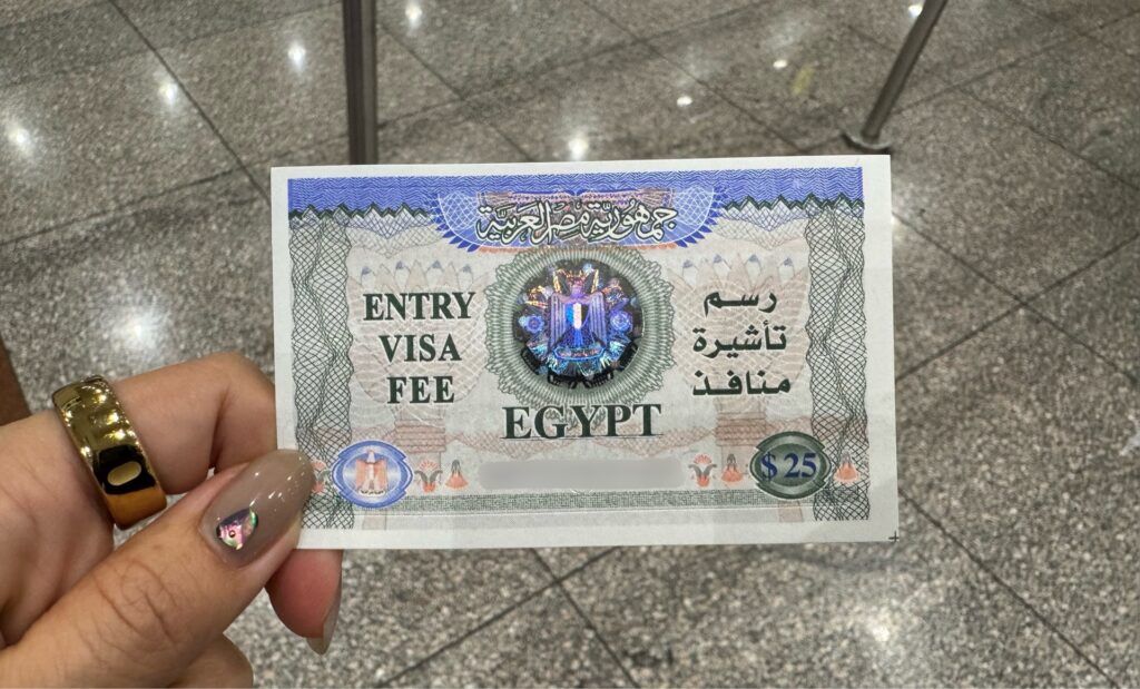 エジプトの観光ビザ