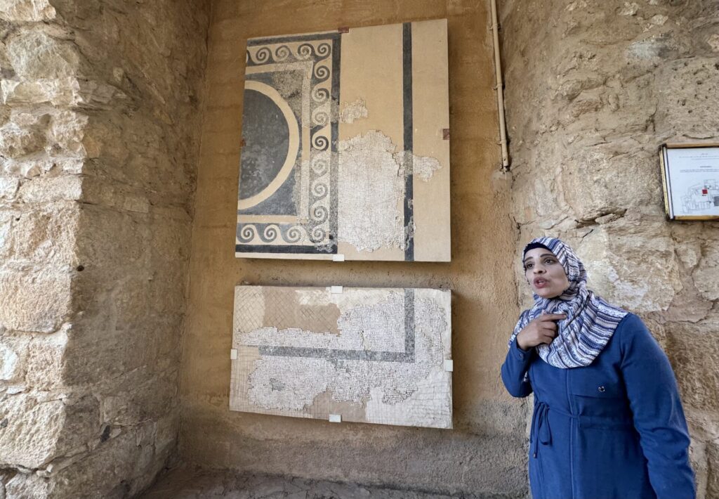 マダバ考古学公園１：マカエルスのモザイク（Mosaic from Machaerus）