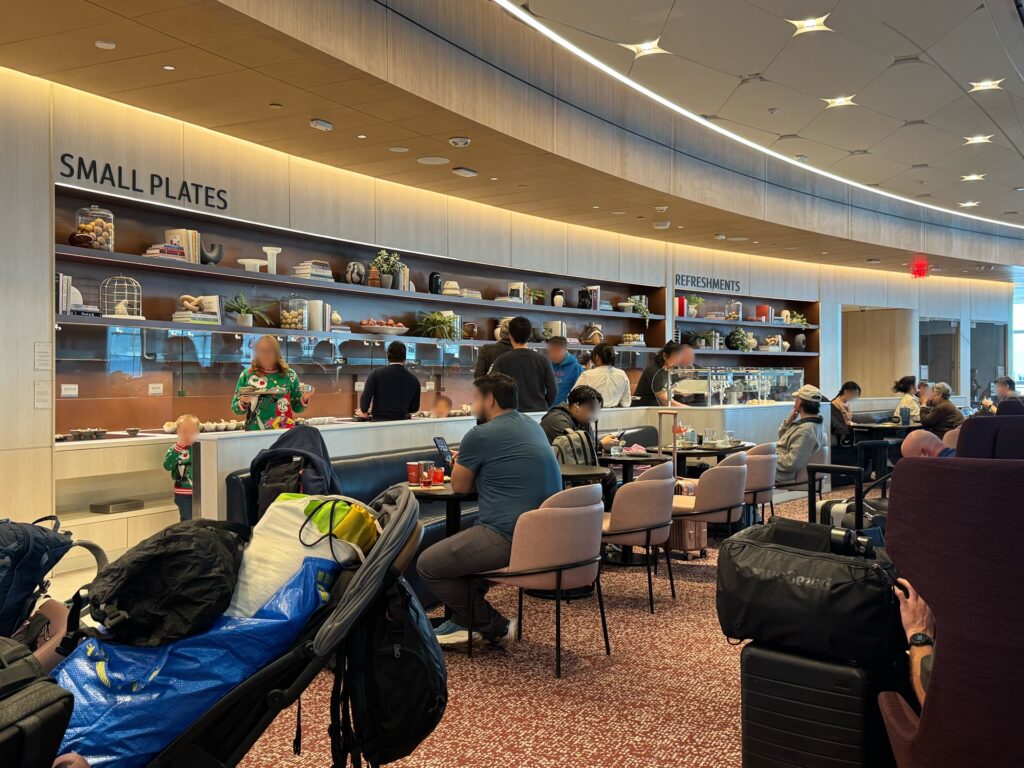 ラスベガス空港のCapital One Lounge