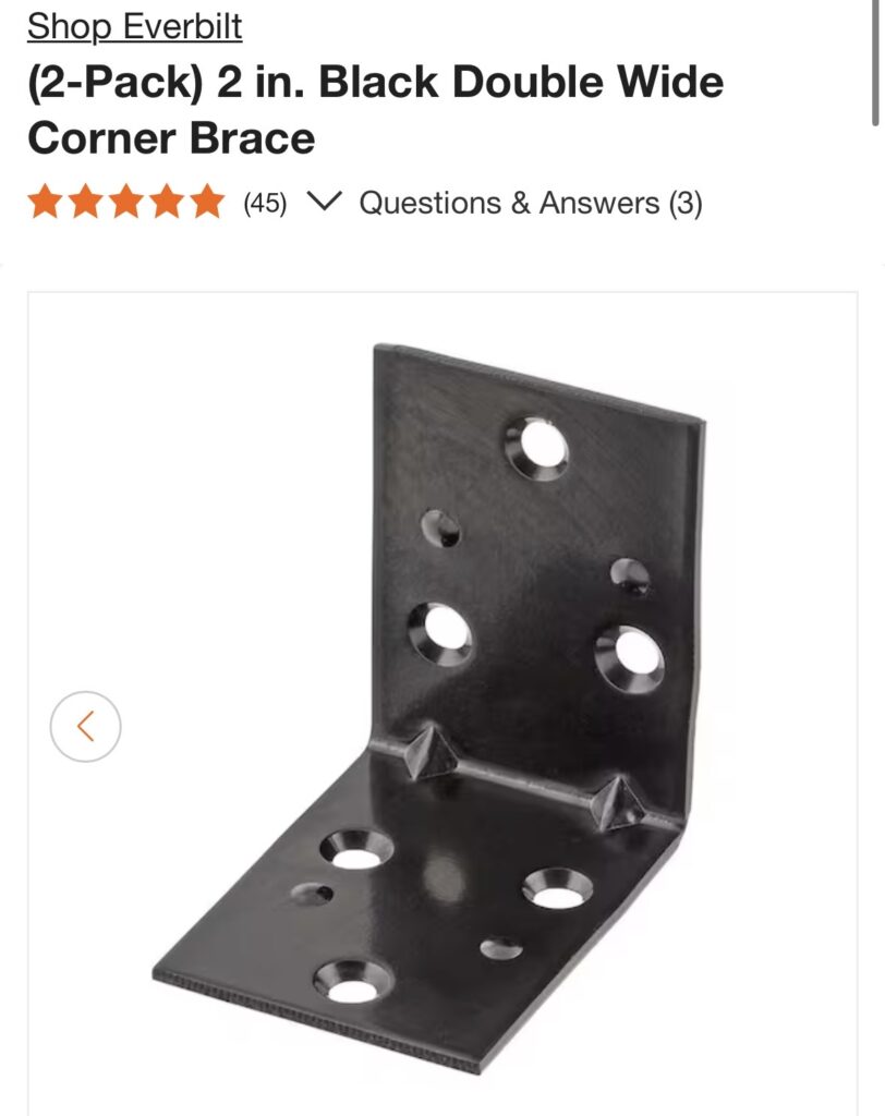 L字金具（Corner Brace）